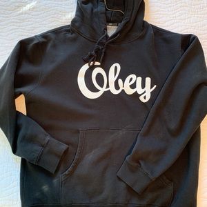 Mens M OBEY hoodie